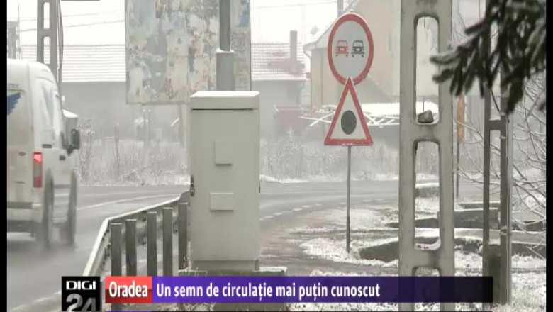 Un semn de circulatie mai putin cunoscut a fost instalat pe cel mai circulat drum din Bihor Imagine