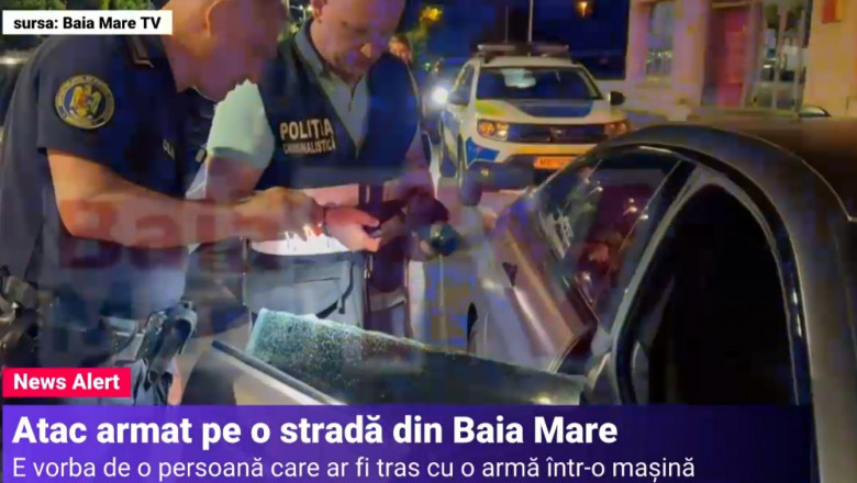 Un sofer din Baia Mare a sunat la 112 sa anunte ca se trage cu o arma asupra masinii lui. Atacatorul nu a fost inca identificat Imagine
