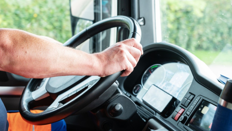 Un sofer roman de TIR a blocat intentionat o masina de politie in Germania pe o distanta de cativa kilometri Imagine