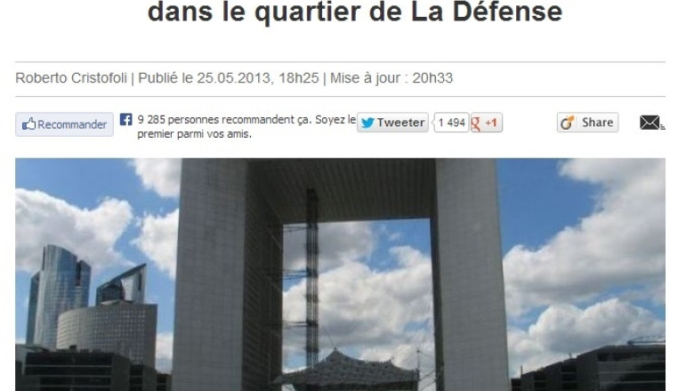 Un soldat francez a fost injunghiat in cartierul financiar al Parisului Imagine