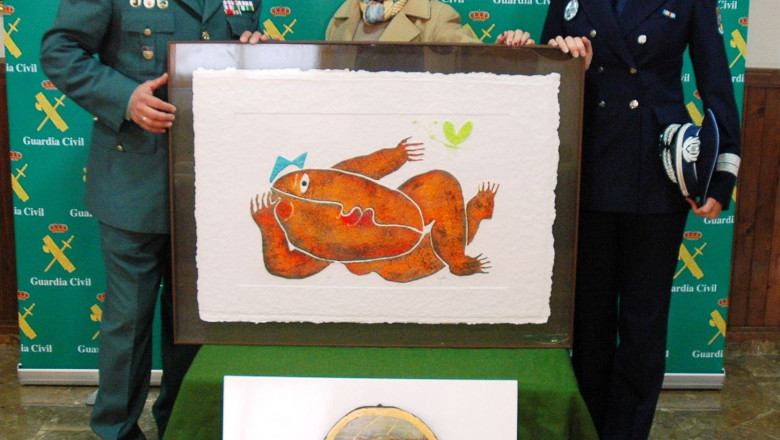 Un tablou in valoare de 300.000 de euro, furat din Spania, a fost recuperat in Romania Imagine