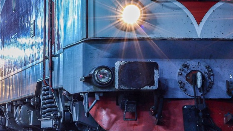 Un tanar a plecat cu o locomotiva lasata nesupravegheata in statie la Medgidia Imagine