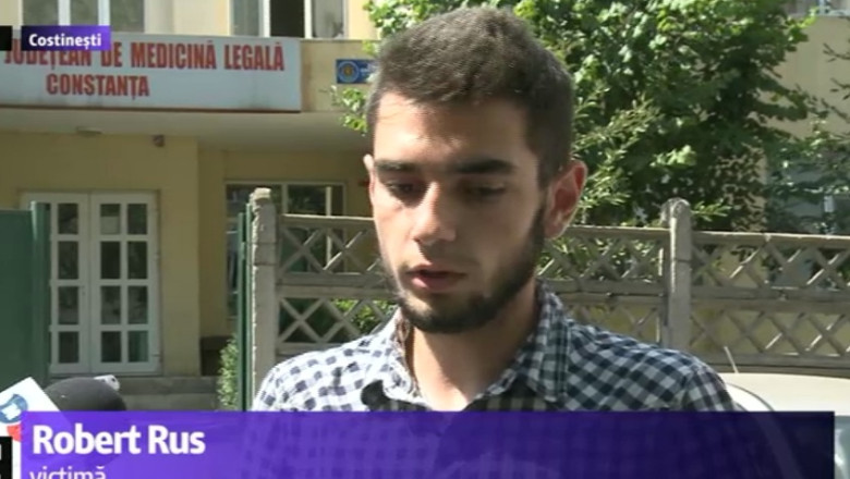 Un tanar sustine ca a fost batut la Politia din Costinesti Imagine