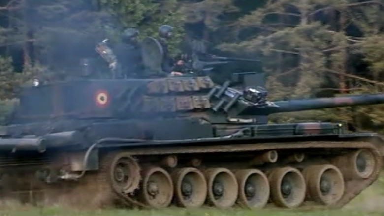 Un tanc romanesc participa la exercitii militare in Germania. Bizonul, mai tare ca Abrams-ul americanilor Imagine
