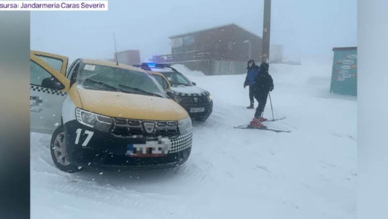 Un taximetrist si-a dus clientul pana pe partia de schi. S-a asteptat sa iasa pe profit, in schimb a primit o amenda consistenta Imagine