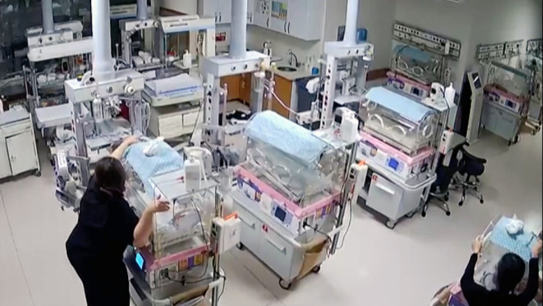 Un turc a fost arestat dupa ce a incercat sa fure un bebelus dintr-un spital, profitand de haosul creat de cutremur Imagine