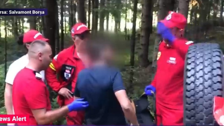 Un turist a sunat la 112 si a anuntat ca si-a rupt piciorul pe munte. Salvamontistii l-au gasit nevatamat, doar foarte beat Imagine