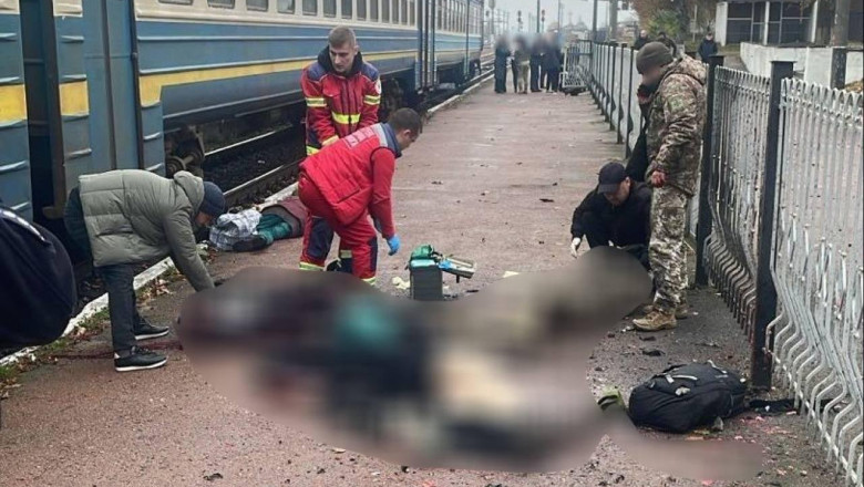 Un ucrainean s-a aruncat in aer in timp ce era controlat de politia de frontiera. Alte trei persoane au fost ucise in urma deflagratiei Imagine