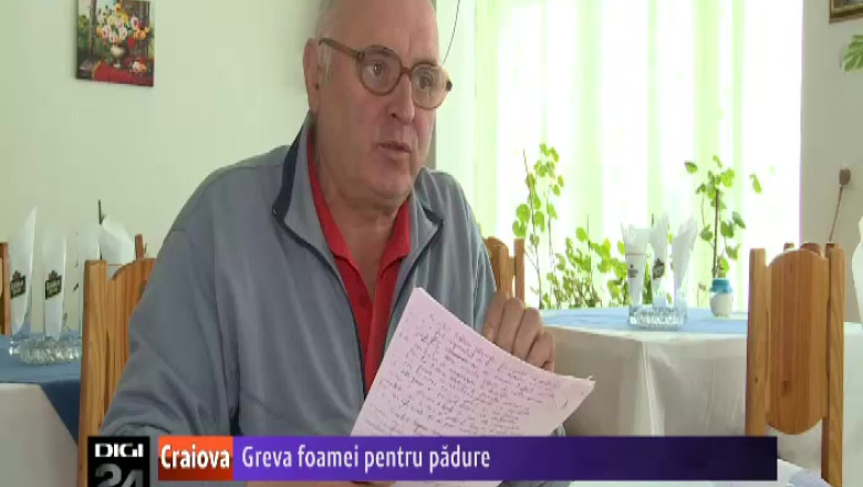 Un valcean, in greva foamei pentru padure   Imagine