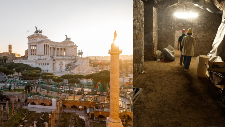 Un vast labirint subteran se ascunde sub centrul istoric al Romei. Tunelurile secrete neatinse de un secol vor fi deschise publicului Imagine