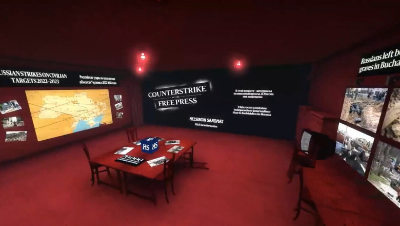 Un ziar finlandez a ascuns stiri despre razboiul din Ucraina pentru rusi intr-un buncar secret din jocul Counter-Strike Imagine