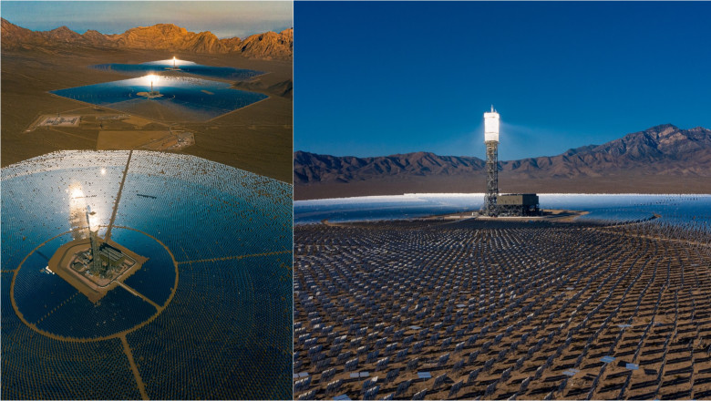 Una dintre cele mai mari centrale solare termice, vazuta odata drept viitorul energiei curate, se va inchide dupa 11 ani de functionare Imagine