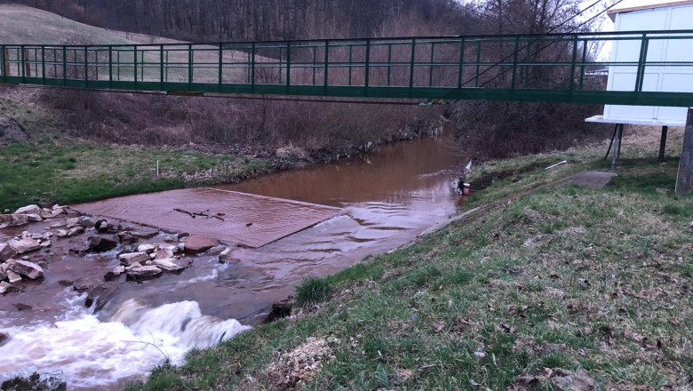 Unda de poluare de la mina din Bihor se intinde pe 17 km de apa. Ce arata analizele de laborator Imagine