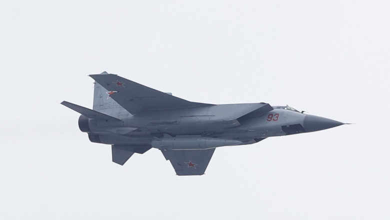 Unde se afla acum avioanele de razboi rusesti MiG-31 care au aterizat in Belarus in aceasta saptamana Imagine