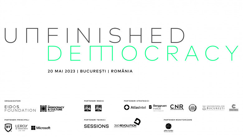 UNFINISHED DEMOCRACY - Evenimentul dedicat democratiei, LIVE de la Ateneul Roman Imagine