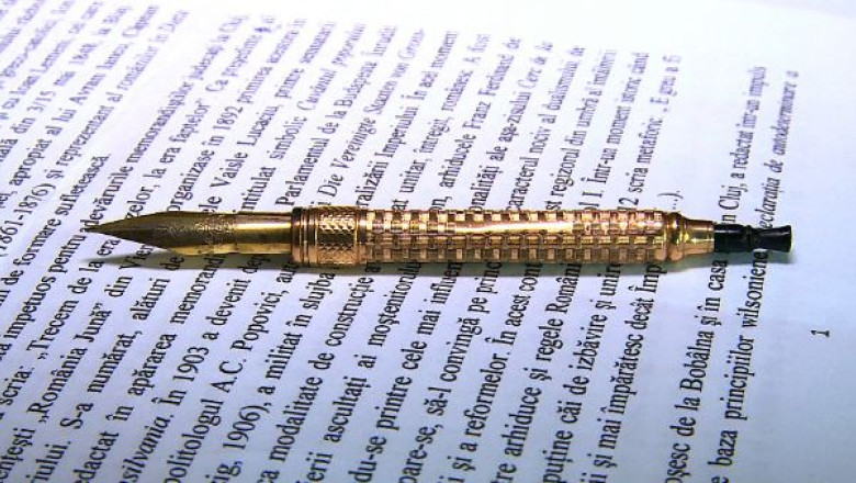 Unirea, "scrisa" cu penita de aur Imagine