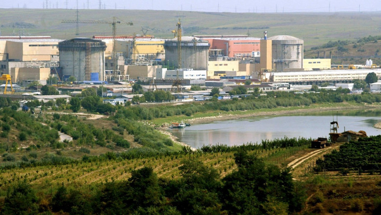 Unitatea 1 a centralei de la Cernavoda s-a deconectat din cauza furtunilor care au cauzat „perturbatii in sistemul energetic national” Imagine
