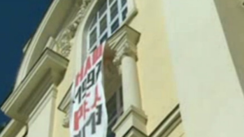 Universitatea din Sofia, ocupata de studentii care cer demisia guvernului Imagine