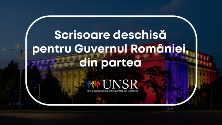 UNSR, „strigat de revolta” catre guvernanti: „Va bateti joc de studenti! Fuga din tara este singura solutie pe care o incurajati” Imagine