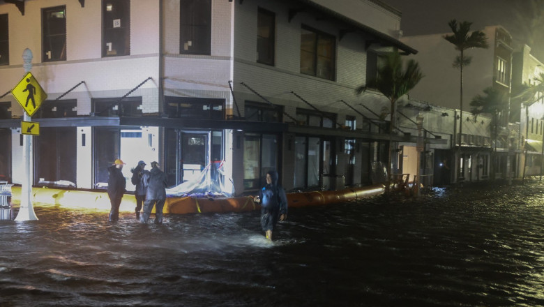 Uraganul Milton a atins tarmul in Florida. „Furtuna este aici” Imagine