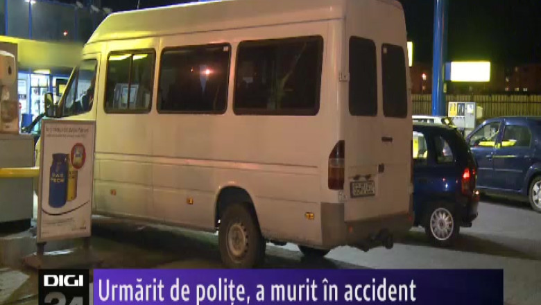 Urmarit de politie, a murit in accident  Imagine