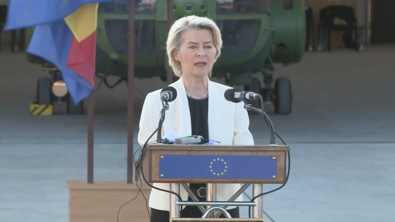 Ursula von de Leyen, despre achizitiile UE in Aparare: Romania poate fi inclusa in scutul estic. Sunt create locuri de munca bune Imagine