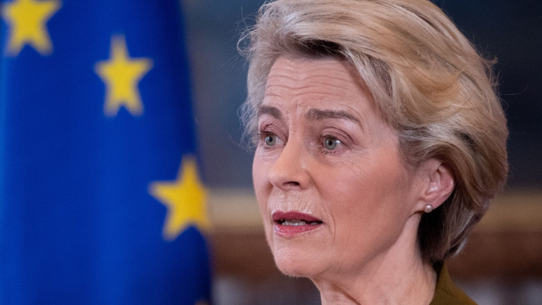 Ursula von der Leyen anunta un acord privind tragerea la raspundere a Rusiei pentru crime de razboi Imagine