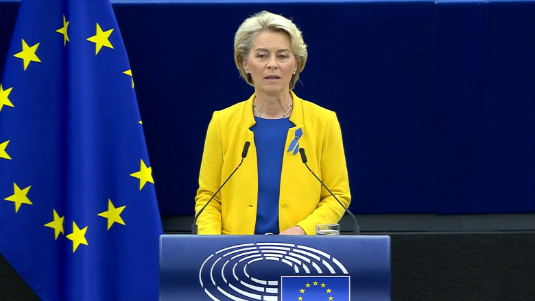 Ursula von der Leyen, discurs despre starea UE: Cu solidaritatea si curajul necesare, Putin va esua iar Ucraina si Europa vor izbandi Imagine