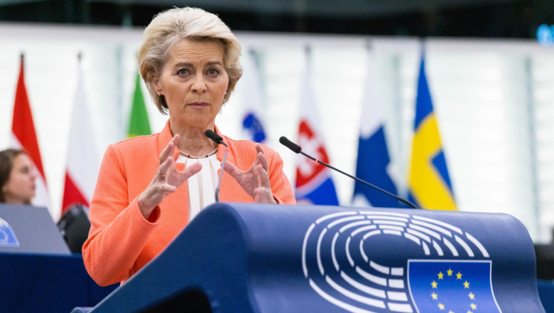 Ursula von der Leyen promite un raspuns "calibrat" al UE in fata distorsiunilor create de subventiile americane Imagine