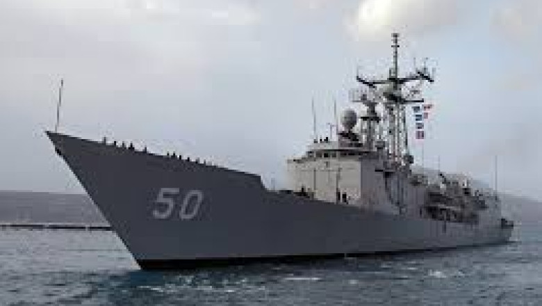 USS Taylor a ajuns in Portul Constanta Imagine