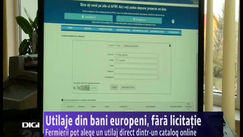 Utilaje din bani europeni, fara licitatie. Fermierii pot alege un utilaj direct dintr-un catalog online Imagine