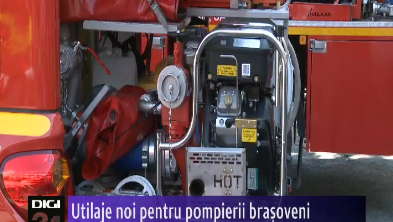 Utilaje noi pentru pompierii brasoveni Imagine