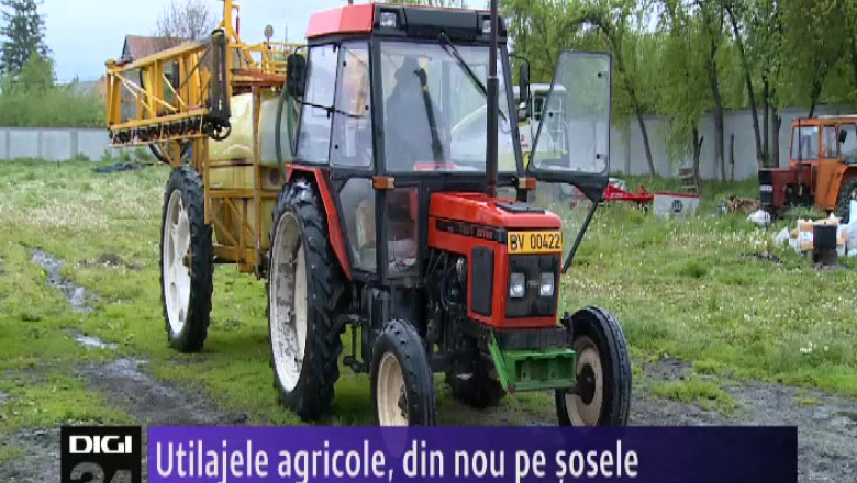 Utilajele agricole, din nou pe sosele  Imagine