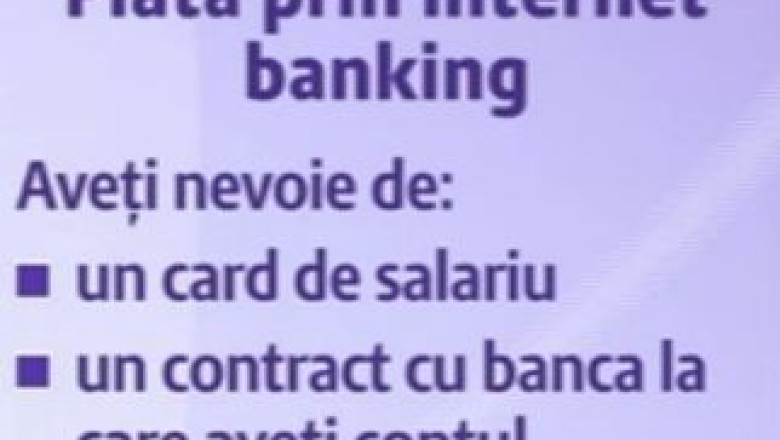 UTILITAR. Cum se pot plati utilitatile fara factura tiparita Imagine