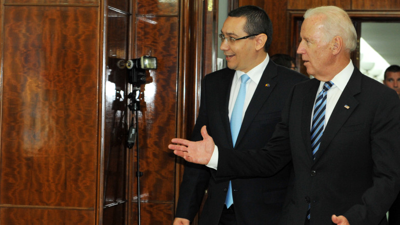 V. Ponta a vorbit la telefon cu J. Biden. Premierul: Am reafirmat ca Romania isi va indeplini obligatiile ca membru NATO Imagine