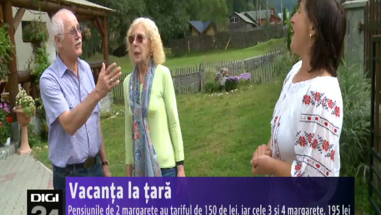Vacanta la tara. Pensiunile de 2 margarete au tariful de 150 de lei, iar cele 3 si 4 margarete, 195 lei Imagine
