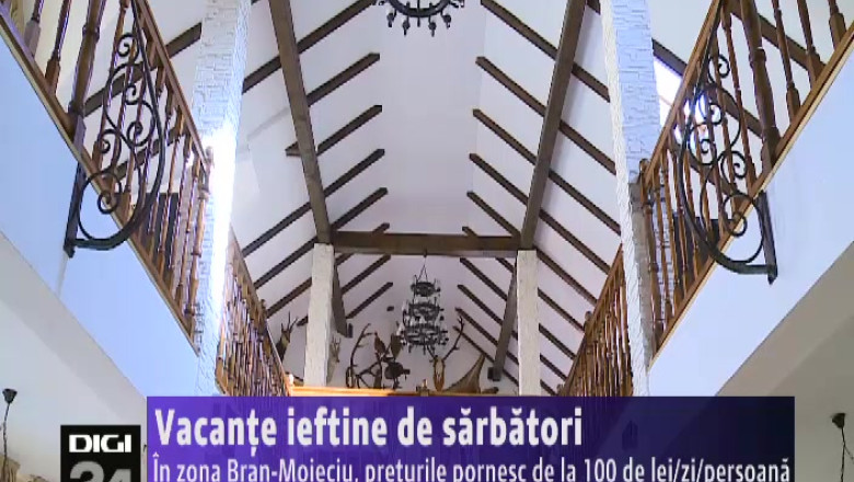 Vacante ieftine de sarbatori. In zona Bran-Moieciu, preturile pornesc de la 100 de lei pe zi, de persoana Imagine