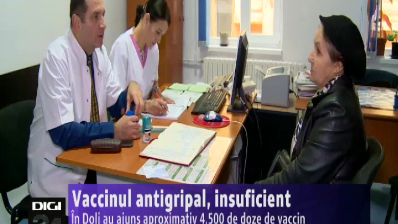 Vaccinul antigripal, insuficient. In Dolj au ajuns aproximativ 4.500 de doze de vaccin Imagine