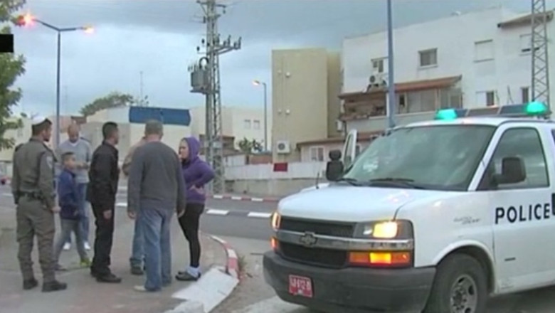 Val de rachete trase de palestinieni spre Israel Imagine