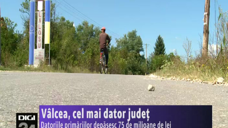 Valcea, cel mai dator judet. Datoriile primariilor depasesc 75 de milioane de lei Imagine