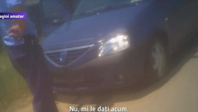 Valcea. Politistul a confiscat masina primarului, pentru ca era neinmatriculata Imagine