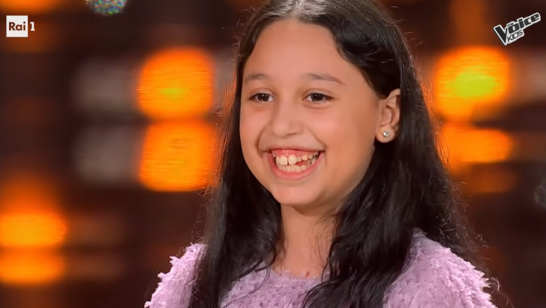 Valentina, o fetita de 10 ani de origine romana, uimeste Italia cu vocea ei la „The Voice Kids”. Organizatorii i-au facut o surpriza Imagine