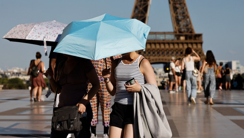 Valul de canicula, la cote maxime in Franta. Cod rosu la Paris. Usoara ameliorare in Portugalia si Spania Imagine