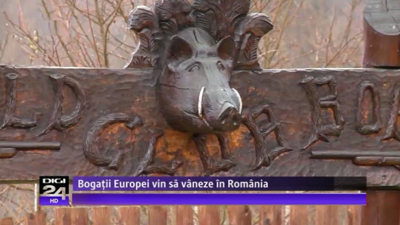 Vanatoarea de la Balc. Invitatii lui Ion tiriac, intampinati cu proteste. Militantii pentru protectia animalelor au chemat politia Imagine