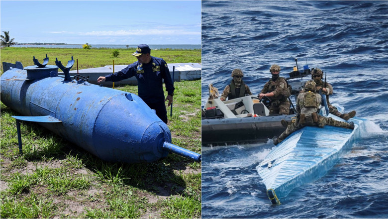 Vanatoarea de „narco-submarine” care inunda Europa cu cocaina: Cum strecoara traficantii tone de droguri chiar pe sub nasul politiei Imagine