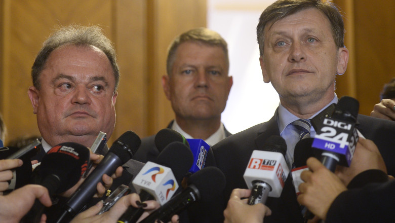 Vasile Blaga si Crin Antonescu: Din seara asta suntem aliati. Vom avea un candidat comun la presedintie Imagine