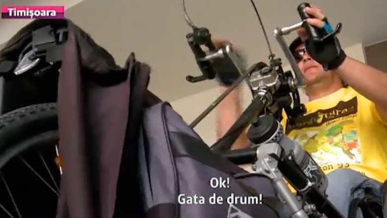 Vasile Stoica, din nou la drum. A pornit din Timisoara intr-o expeditie de peste 12.000 de kilometri  Imagine