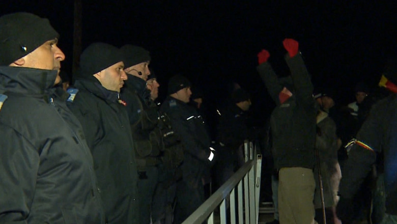 VASLUI. 15 dosare penale dupa incidentele de la protestul din Pungesti Imagine