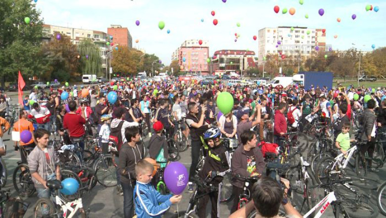 Verde pentru Biciclete: toamna, la Timisoara se numara... pasionatii de pedalat Imagine