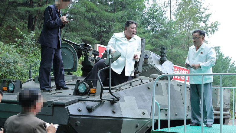 „Versiunea asiatica a NATO”. Ce ar putea face Coreea de Nord in urmatoarele zile, enervata de summitul SUA, Coreea de Sud si Japonia Imagine